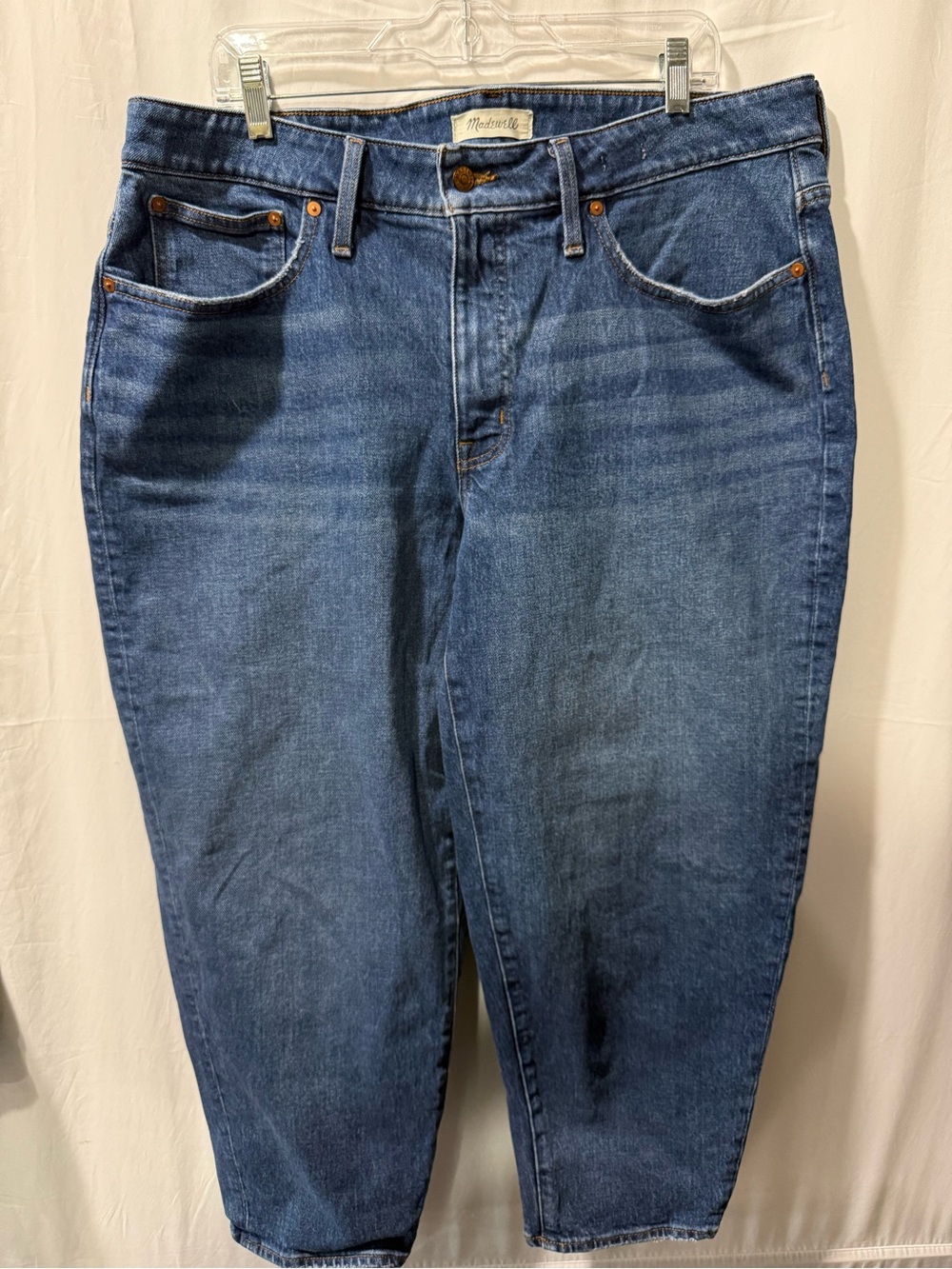 Madewell Women's Blue Ballon Fit Jeans